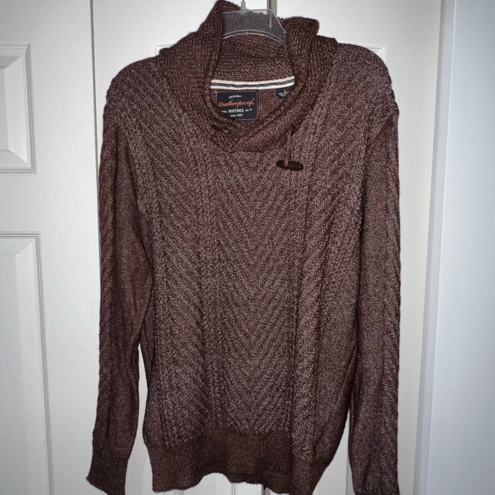 Weatherproof Vintage Sweater - Fisherman Shawl